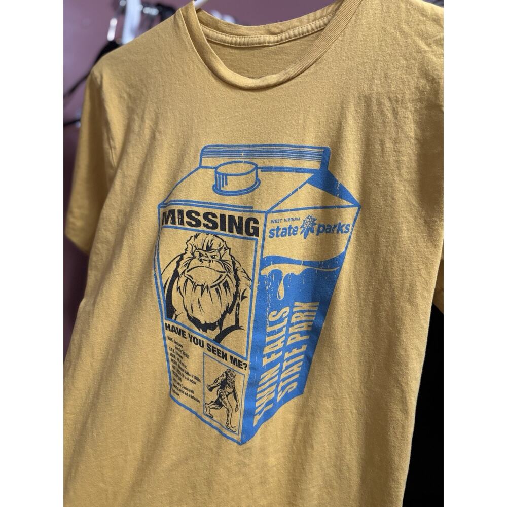 WV State Parks T Shirt Size Small Big Foot T Shirt